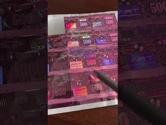 Papel de las etiquetas engomadas de la seguridad/vinilo vacío de encargo/OEM/ODM materiales del ANIMAL DOMÉSTICO