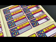 Fabricante único de encargo del OEM/del ODM de la etiqueta del cigarro de las etiquetas autoadhesivas al por mayor de la seguridad