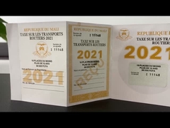 3D Dynamic Holographic Security Stickers Bronzing Laser Holographic Logo Sticker