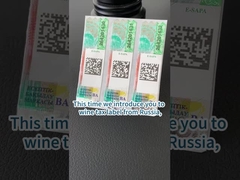 Etiquetas de seguridad personalizadas CMYK con impresión offset y tecnología de corte a presión