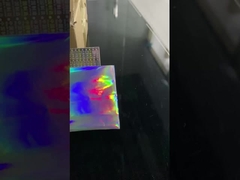 Etiquetas anti-falsificación de seguridad láser con adhesivo de plata permanente