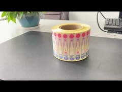 Papel de seguridad Adhesivo personalizado Impuesto sobre el cigarrillo Timbre de impuestos CMYK Pantone Impresión a color